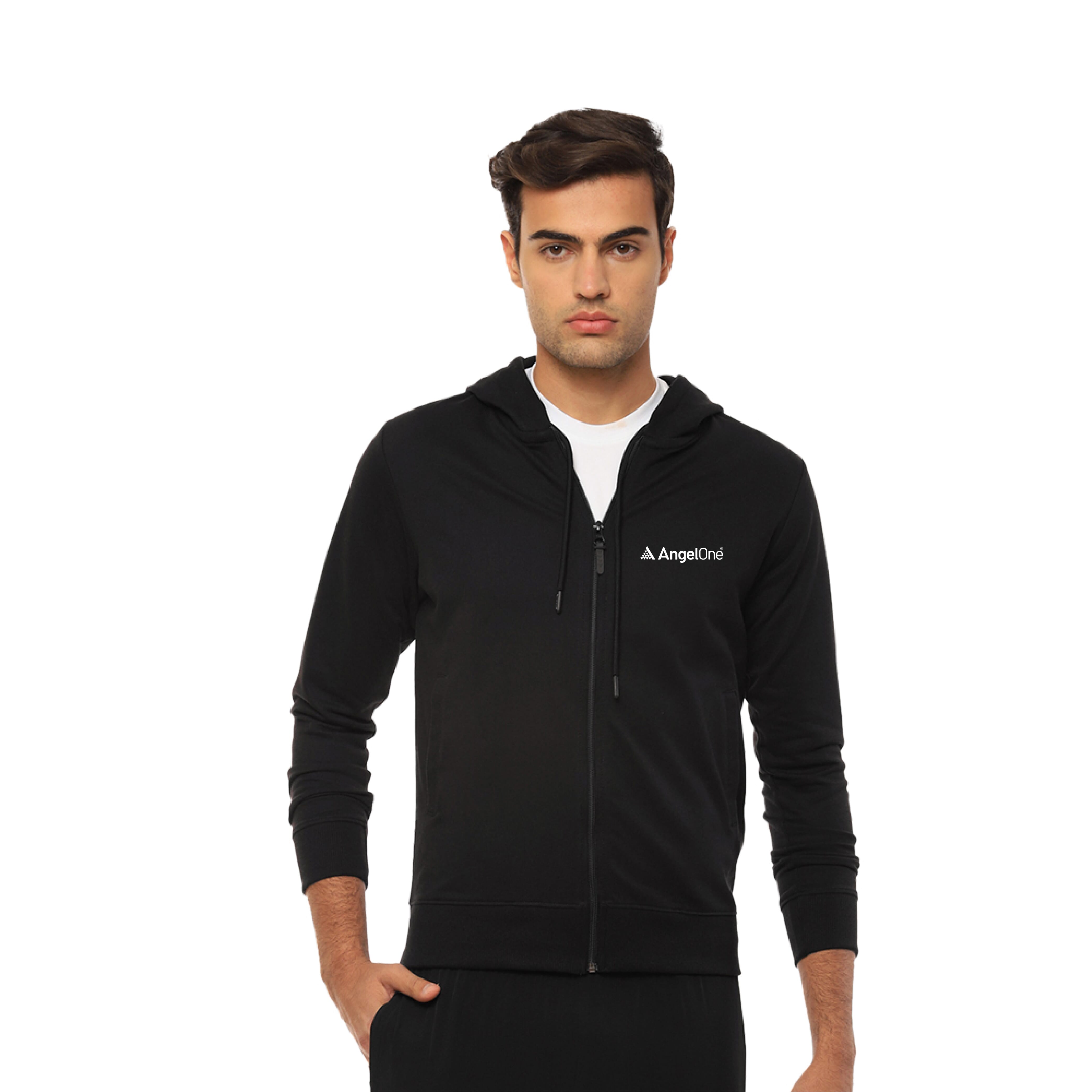 Hummel Elwin Zipper Men's Hoodie-Black